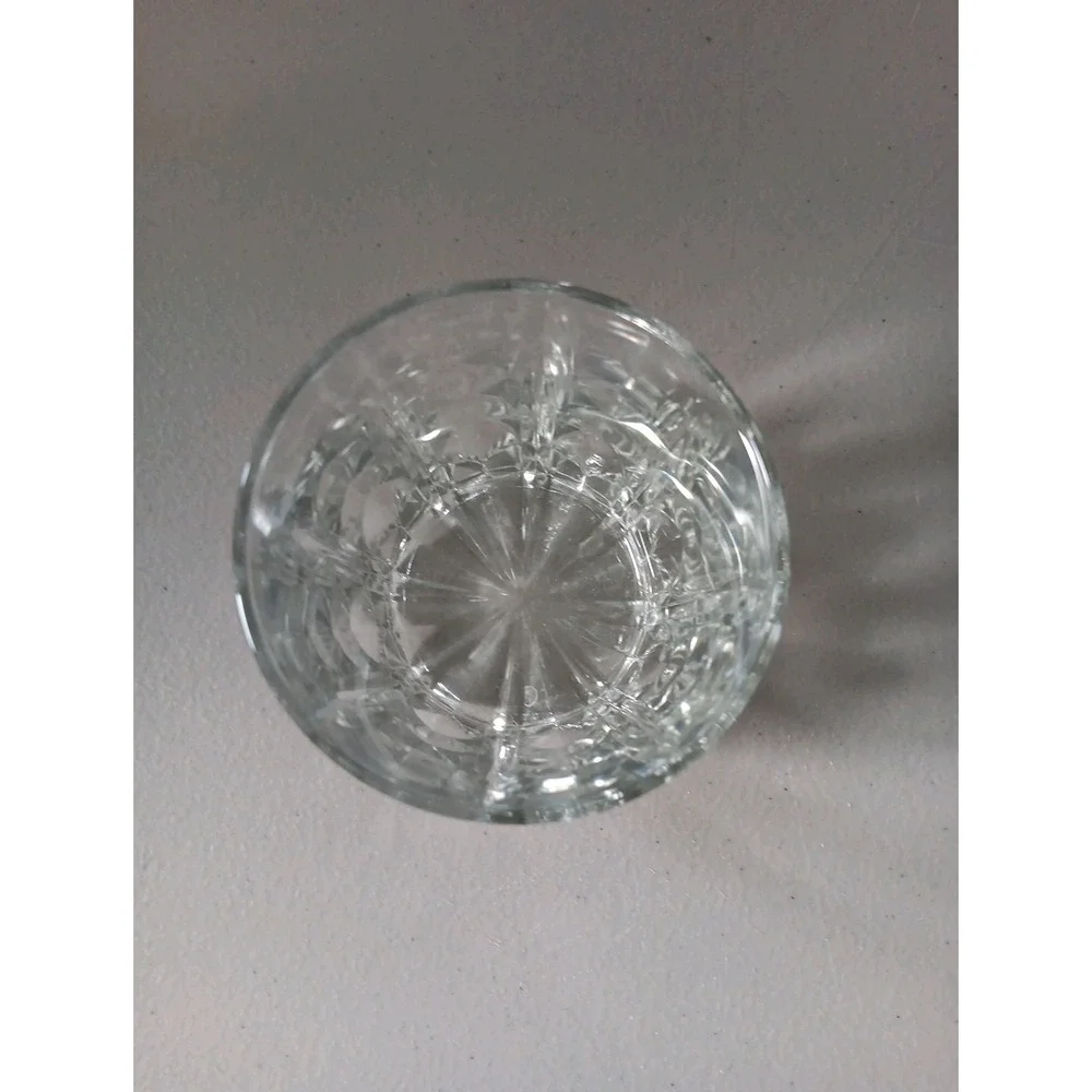 2 Italian Rocks Glass UNMATCHED Cut Glass Art‎ Deco Regency Luxury Barware Retro - Picture 8 of 10
